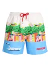 Mc2 Saint Barth Graphic-print Swim Shorts In Multi