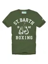 Mc2 Saint Barth Graphic-print T-shirt In Green