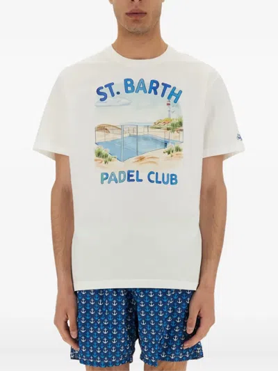 Mc2 Saint Barth Graphic-print T-shirt In White