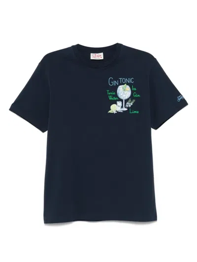 Mc2 Saint Barth Graphic-print T-shirt In Blue