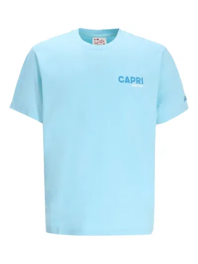 Mc2 Saint Barth Graphic-print T-shirt In Blue