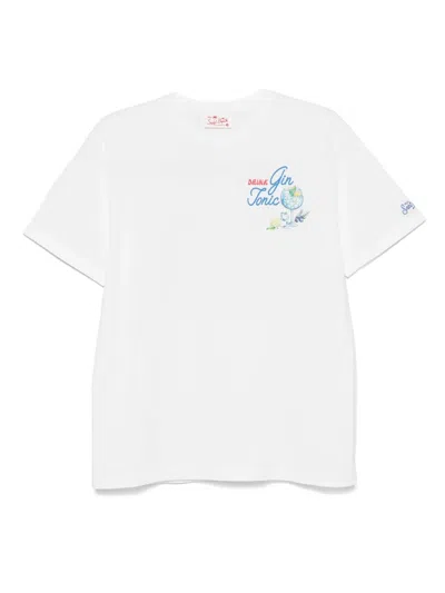 Mc2 Saint Barth Graphic-print T-shirt In White