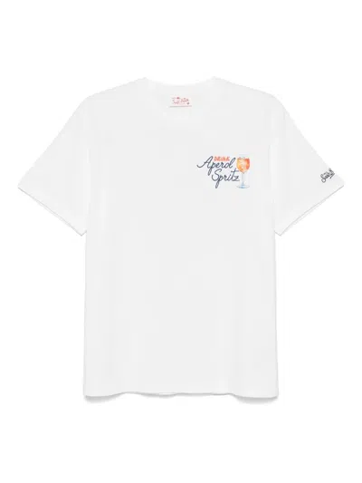 Mc2 Saint Barth Graphic-print T-shirt In White