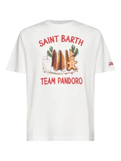 Mc2 Saint Barth Graphic-print T-shirt In White