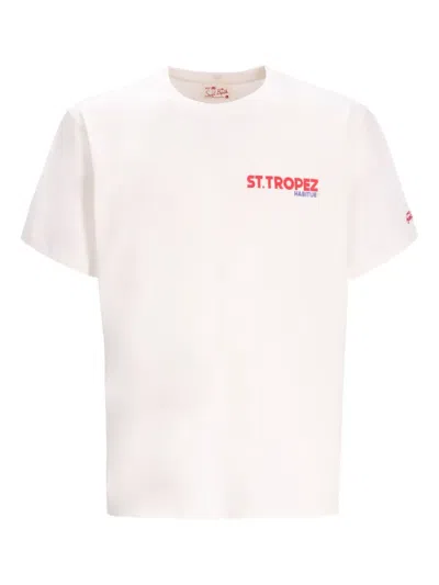 Mc2 Saint Barth Graphic-print T-shirt In White
