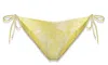 Mc2 Saint Barth Graphic Printed Side-tied Bikini Briefs In Yellow