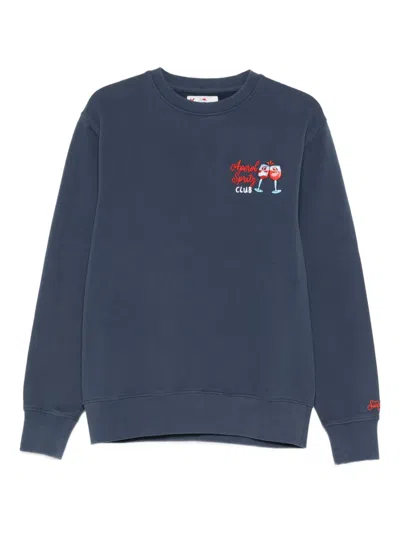 Mc2 Saint Barth Graphic Soho Sweatshirt In Blue