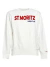 Mc2 Saint Barth Graphic Sweatshirt In White
