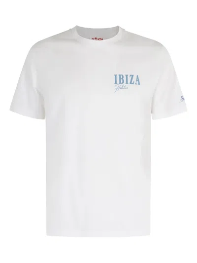 Mc2 Saint Barth Graphic T-shirt In White