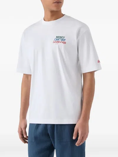 Mc2 Saint Barth Graphic-print Cotton T-shirt In White