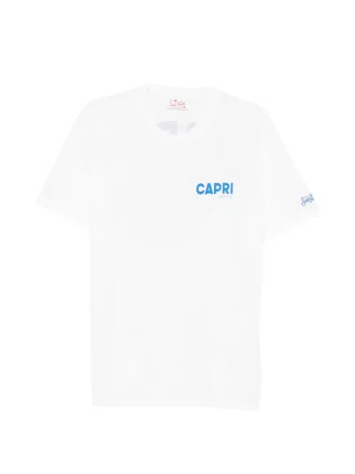 Mc2 Saint Barth Portland Graphic-print T-shirt In White