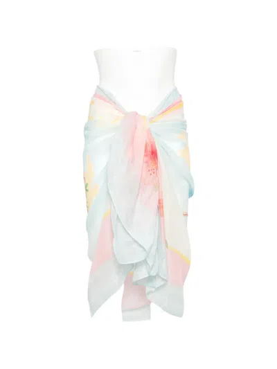 Mc2 Saint Barth Graphic-print Sarong In Multi
