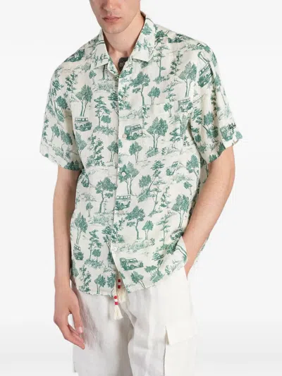 Mc2 Saint Barth Graphic-print Short-sleeve Shirt In Multi
