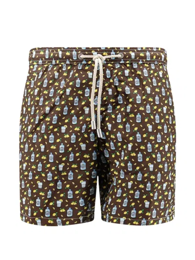 Mc2 Saint Barth Graphic-print Swim Shorts In Multi