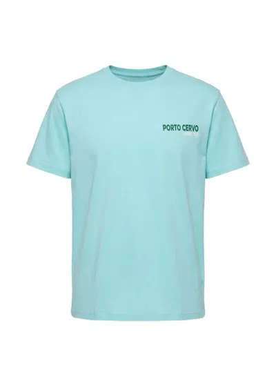 Mc2 Saint Barth Graphic-print T-shirt In Blue