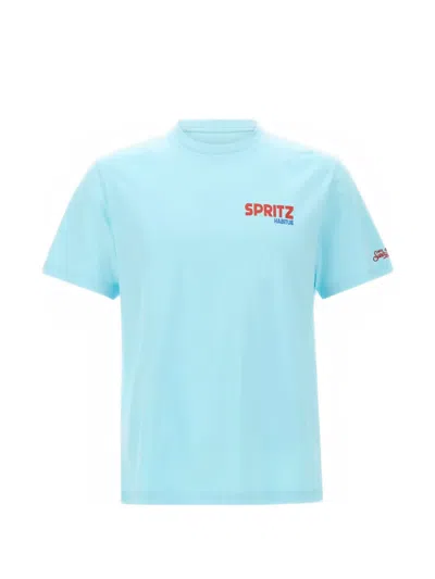 Mc2 Saint Barth Graphic-print T-shirt In Blue