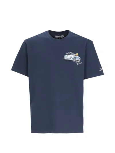 Mc2 Saint Barth Graphic-print T-shirt In Blue