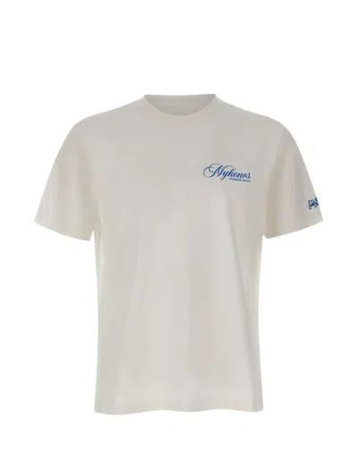 Mc2 Saint Barth Graphic-print T-shirt In Neutral