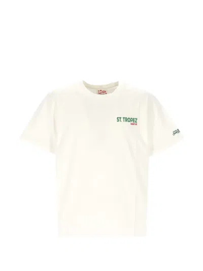 Mc2 Saint Barth Graphic-print T-shirt In Neutral