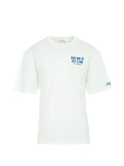 Mc2 Saint Barth Graphic-print T-shirt In White