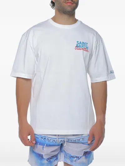 Mc2 Saint Barth Graphic-print T-shirt In White