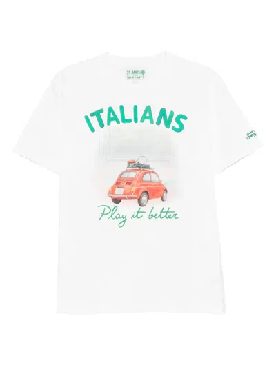 Mc2 Saint Barth Graphics T-shirt In Multi