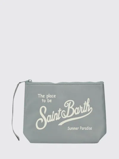 Mc2 Saint Barth Mini Bag  Woman Color Green In Gray
