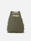Mc2 Saint Barth Green Boat Linen Backpack In Green