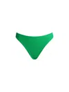 Mc2 Saint Barth Green Elisa Classic Crinkle Swim Briefs In Green