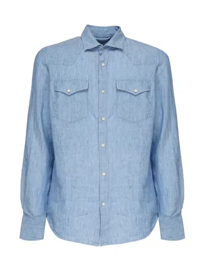 MC2 SAINT BARTH GREG LINEN SHIRT