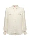 Mc2 Saint Barth Greg Linen Shirt In Multi