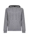 Mc2 Saint Barth Grey Wool Knit Willbur Hoodie In Gray