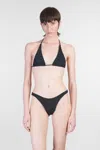 Mc2 Saint Barth Sagittarius Beachwear In Black Polyamide In Black