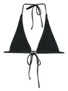 Mc2 Saint Barth Guiana Bikini Top In Black