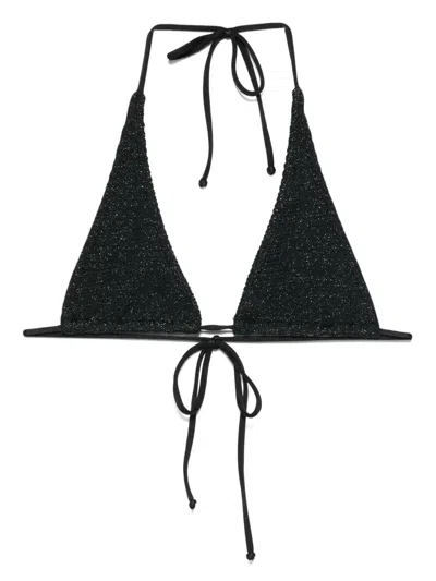 Mc2 Saint Barth Guiana Bikini Top In Black