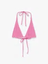 MC2 SAINT BARTH GUIANA CRINKLE NYLON BIKINI TOP
