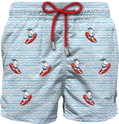 Mc2 Saint Barth Gustavia Embroidery Gus0007-03603h In Blue