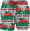 Mc2 Saint Barth Gustavia Placed Drawstring Swim Shorts In Multicolor
