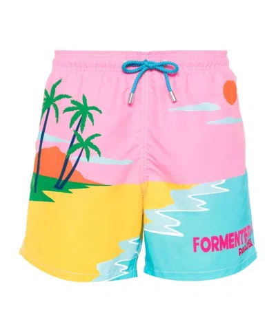 MC2 SAINT BARTH GUSTAVIA PRINTED SWIM SHORTS