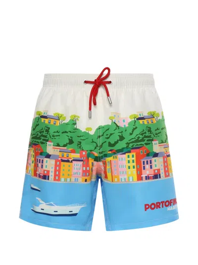Mc2 Saint Barth Gustavia Portofino Swim Shorts In Multi