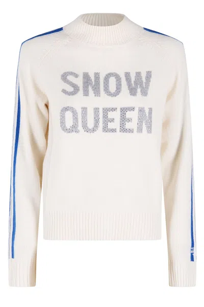 Mc2 Saint Barth Half Neck Sweater In Neutral