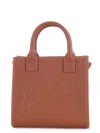 Mc2 Saint Barth Hammered Leather Shopping In Brown