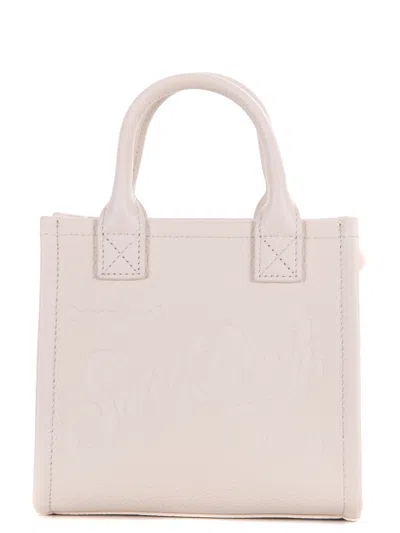 Mc2 Saint Barth Hammered Leather Shopping In Neutral