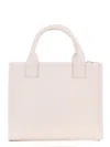 Mc2 Saint Barth Hammered Leather Shopping Bag In Pink