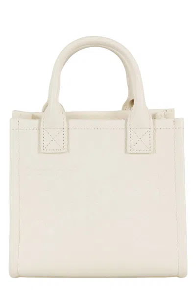 Mc2 Saint Barth Hand Bag With Strap In White