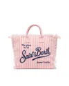 Mc2 Saint Barth Borsa Colette Con Stampa A Righe Rosa