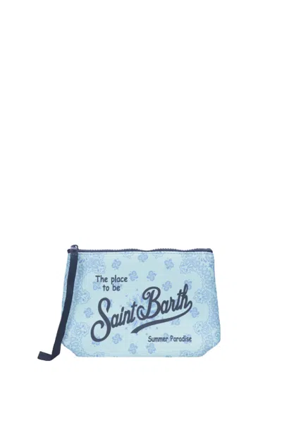 Mc2 Saint Barth Handbag In Clear Blue