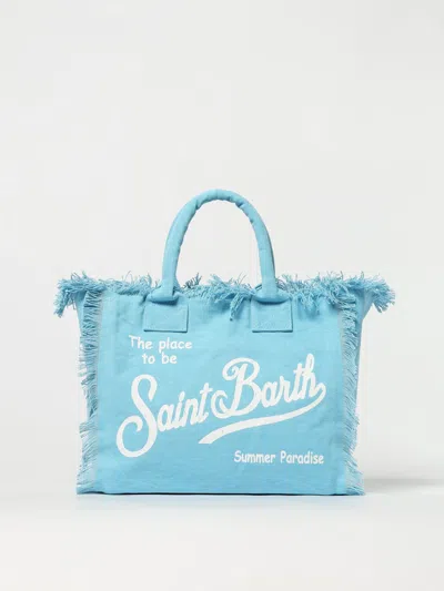 Mc2 Saint Barth Shoulder Bag  Woman Color Gnawed Blue