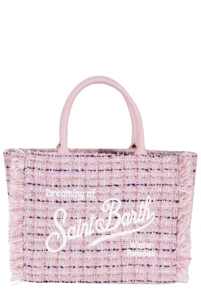 Mc2 Saint Barth Handbag With Strap In Pink