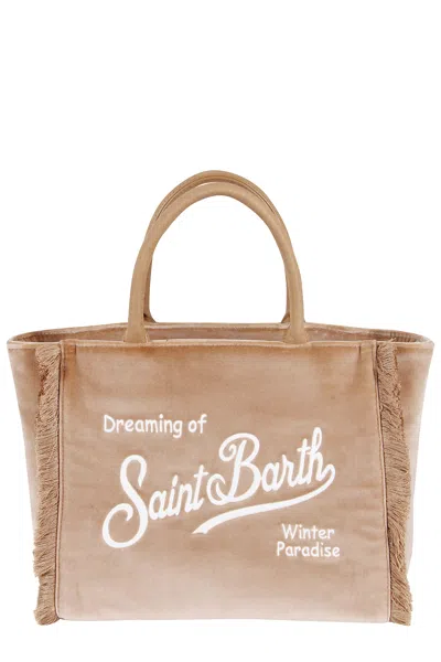 Mc2 Saint Barth Handbag With Strap In Brown